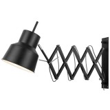 WALL LAMP ACCORDION BLACK IRON   - WALL LAMPS